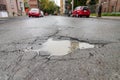 Pothole Royalty Free Stock Photo