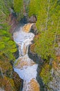 Pothole Waterfalls in a Rocky Chasm Royalty Free Stock Photo