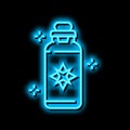 potion boho neon glow icon illustration