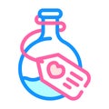 potion magical liquid color icon vector illustration