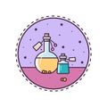 Potions. Vector illustration.