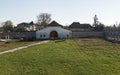 Potlogi Palace of Constantin BrÃÂ¢ncoveanu, DÃÂ¢mboviÃÂ£a County, Romania - courtyard view