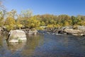 Potomac River in the Autumn Royalty Free Stock Photo