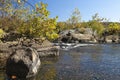 Potomac River in the Autumn Royalty Free Stock Photo