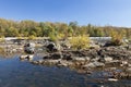 Potomac River in the Autumn Royalty Free Stock Photo