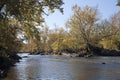 Potomac River in the Autumn Royalty Free Stock Photo