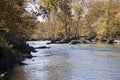 Potomac River in the Autumn Royalty Free Stock Photo