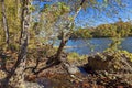 Potomac River in the Autumn Royalty Free Stock Photo