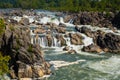 Potomac River, Great Falls State Park, Virginia. Royalty Free Stock Photo