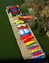 Potomac River Kayak Pier Royalty Free Stock Photo