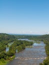 Potomac River Near Harpers Ferry, West Virginia Aerial View From Maryland Heights Overlook Royalty Free Stock Photo