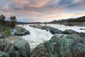 Potomac River Spring Water Flow Great Falls Virginia Royalty Free Stock Photo