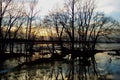 Potomac River Sunset Royalty Free Stock Photo