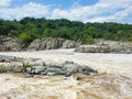 The Potomac river at the Great Falls, Maryland Royalty Free Stock Photo