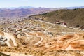 Potosi aerial view,Bolivia Royalty Free Stock Photo