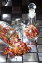 Potpourri with dried rose petals Royalty Free Stock Photo