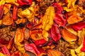 Potpourri. A mix of dried aromatic flower petals and scented herbs. Aromatherapy and handmade Royalty Free Stock Photo