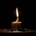 Potrait of little light of candles