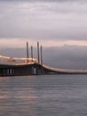 potrait of second penang bridge Royalty Free Stock Photo