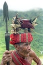 Potrait of very old Filipino Ifugao Warrior