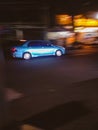 Potret malam Minggu dark car Royalty Free Stock Photo
