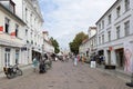 Potsdam, Berlin, Germany: View down Brandenburger Str Royalty Free Stock Photo