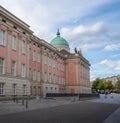 Potsdam City Palace - Landtag of Brandenburg with St Nicholas Church on background - Potsdam, Germany