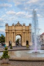 POTSDAM, GERMANY - AUGUST 14, 2017: Brandenburg Gate in Potsdam, Germa Royalty Free Stock Photo