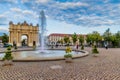 POTSDAM, GERMANY - AUGUST 14, 2017: Brandenburg Gate in Potsdam, Germa Royalty Free Stock Photo