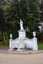 Antique statues of Greek gods in the gardens of Sanssouci Park