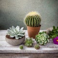 Cactus Kaleidoscope: Indoor Garden Bursting with Variety