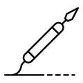 Potter crunch tool icon, outline style Royalty Free Stock Photo