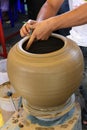 Potter making