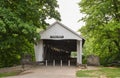 Potter`s Covered Bridge, Hamilton County, Indiana Royalty Free Stock Photo