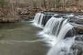 Potter`s Falls in Eastern Tennessee Royalty Free Stock Photo