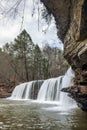 Potter`s Falls in Eastern Tennessee Royalty Free Stock Photo