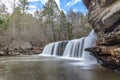 Potter`s Falls in Eastern Tennessee Royalty Free Stock Photo