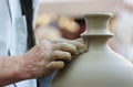Potters hands Royalty Free Stock Photo
