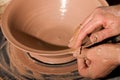 Potter Shaping Clay