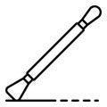 Potter tool icon, outline style Royalty Free Stock Photo