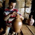 The potter working Royalty Free Stock Photo