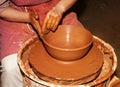 Potter working Royalty Free Stock Photo