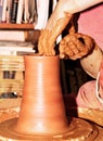 Potter working Royalty Free Stock Photo