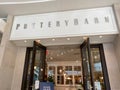 The Pottery Barn sign at an indoor mall in Orlando, Florida Royalty Free Stock Photo