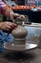 Pottery handicraft in thailand