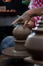 Pottery handicraft in thailand