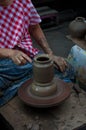 Pottery handicraft in thailand