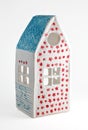 Pottery House Toy isolated on a white background with clipping path.