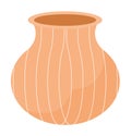 pottery jar design Royalty Free Stock Photo
