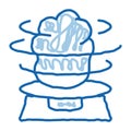 pottery making process doodle icon hand drawn illustration